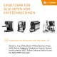18 culiclean Entkalkungstabletten (Entkalker-Tabs) für Kaffee-Maschinen, Kaffeevollautomaten, Sous vide Geräte, Haushaltsgeräte und Wasserkocher